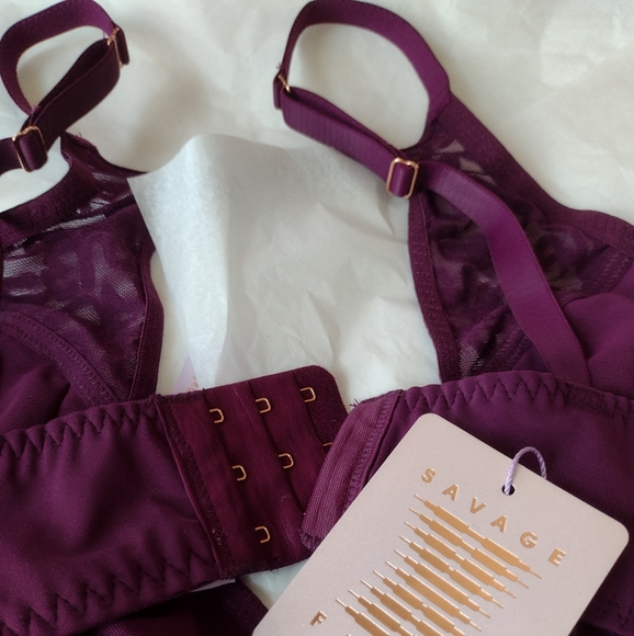 Savage Fenty Purple Lingerie Designed + Modeled by Rihanna for her Show... - Picture 8 of 16